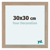 Como MDF Bilderrahmen 30x30cm Eiche Hell Vorne Messe | Yourdecoration.at