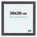 Como MDF Bilderrahmen 30x30cm Grau Gewischt Vorne Messe | Yourdecoration.at