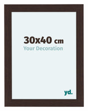 Como MDF Bilderrahmen 30x40cm Eiche Dunkel Vorne Messe | Yourdecoration.at