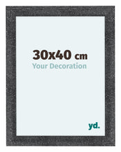 Como MDF Bilderrahmen 30x40cm Grau Gewischt Vorne Messe | Yourdecoration.at