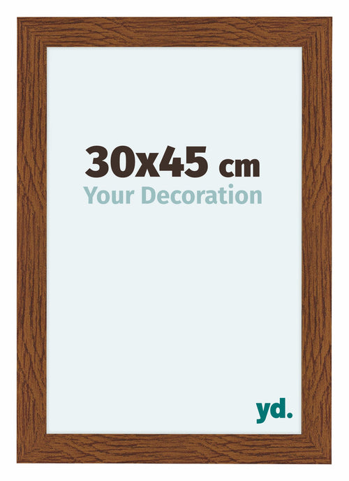 Como MDF Bilderrahmen 30x45cm Eiche Rustiek Vorne Messe | Yourdecoration.at