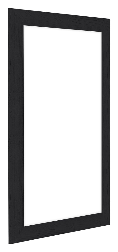 Como MDF Bilderrahmen 30x45cm Schwarz Gemasert Vorne Schrag | Yourdecoration.at