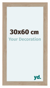 Como MDF Bilderrahmen 30x60cm Eiche Hell Vorne Messe | Yourdecoration.at