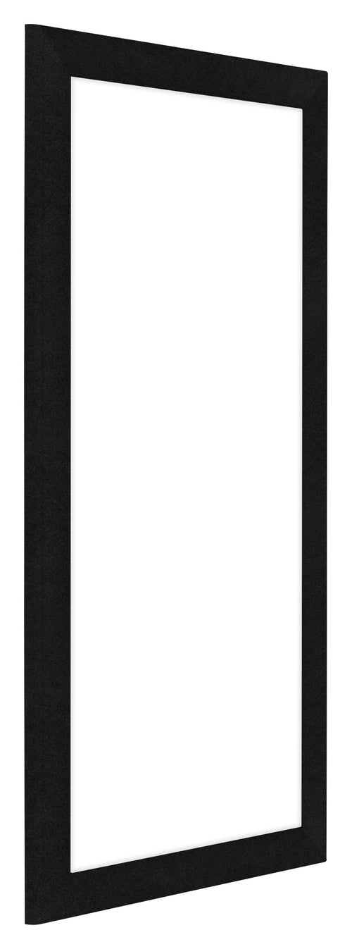 Como MDF Bilderrahmen 30x60cm Schwarz Matt Vorne Schrag | Yourdecoration.at