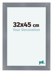 Como MDF Bilderrahmen 32x45cm Alumium Geborsteld Vorne Vorne | Yourdecoration.at