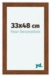 Como MDF Bilderrahmen 33x48cm Eiche Rustikal Vorne Vorne | Yourdecoration.at