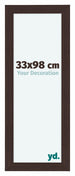 Como MDF Bilderrahmen 33x98cm Eiche Dunkel Vorne Vorne | Yourdecoration.at