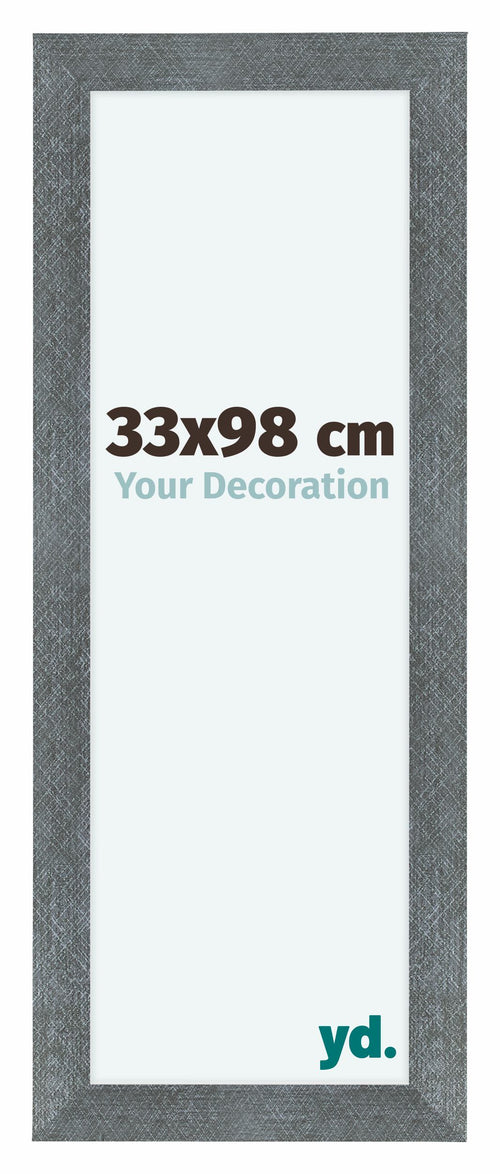 Como MDF Bilderrahmen 33x98cm Eisen Gewischt Vorne Vorne | Yourdecoration.at