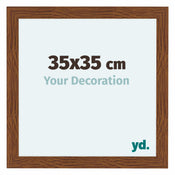 Como MDF Bilderrahmen 35x35cm Eiche Rustiek Vorne Messe | Yourdecoration.at