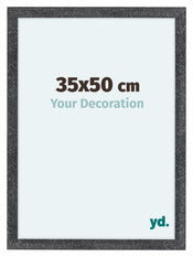 Como MDF Bilderrahmen 35x50cm Grau Gewischt Vorne Messe | Yourdecoration.at