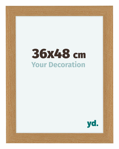 Como MDF Bilderrahmen 36x48cm Buche Vorne Messe | Yourdecoration.at