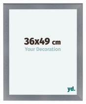 Como MDF Bilderrahmen 36x49cm Aluminium Gebeurstet Vorne Vorne | Yourdecoration.at