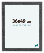 Como MDF Bilderrahmen 36x49cm Grau Gewischt Vorne Vorne | Yourdecoration.at