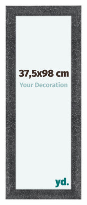 Como MDF Bilderrahmen 37 5x98cm Grau Gewischt Vorne Messe | Yourdecoration.at