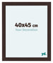 Como MDF Bilderrahmen 40x45cm Eiche Dunkel Vorne Messe | Yourdecoration.at