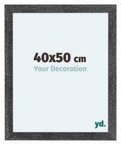 Como MDF Bilderrahmen 40x50cm Grau Gewischt Vorne Messe | Yourdecoration.at