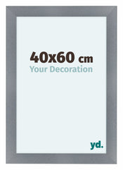 Como MDF Bilderrahmen 40x60cm Aluminium Geburstet Vorne Messe | Yourdecoration.at