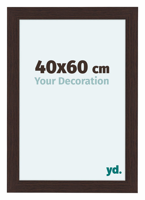 Como MDF Bilderrahmen 40x60cm Eiche Dunkel Vorne Messe | Yourdecoration.at