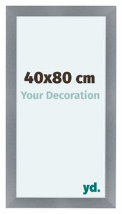 Como MDF Bilderrahmen 40x80cm Aluminium Geburstet Vorne Messe | Yourdecoration.at