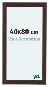 Como MDF Bilderrahmen 40x80cm Eiche Dunkel Vorne Messe | Yourdecoration.at