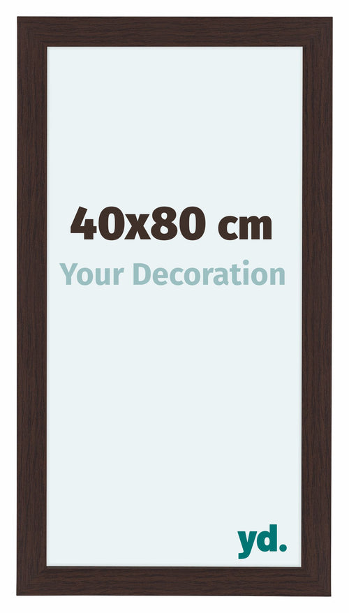 Como MDF Bilderrahmen 40x80cm Eiche Dunkel Vorne Messe | Yourdecoration.at