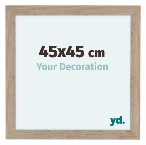 Como MDF Bilderrahmen 45x45cm Eiche Hell Vorne Messe | Yourdecoration.at