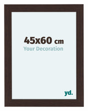 Como MDF Bilderrahmen 45x60cm Eiche Dunkel Vorne Messe | Yourdecoration.at