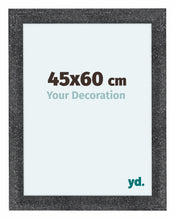 Como MDF Bilderrahmen 45x60cm Grau Gewischt Vorne Messe | Yourdecoration.at