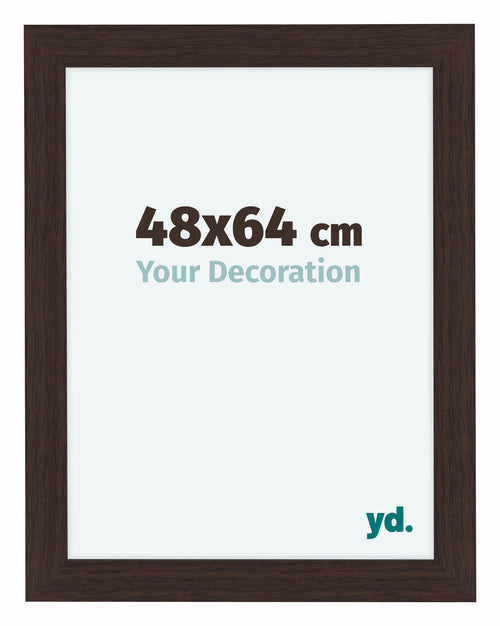 Como MDF Bilderrahmen 48x64cm Eiche Dunkel Vorne Messe | Yourdecoration.at