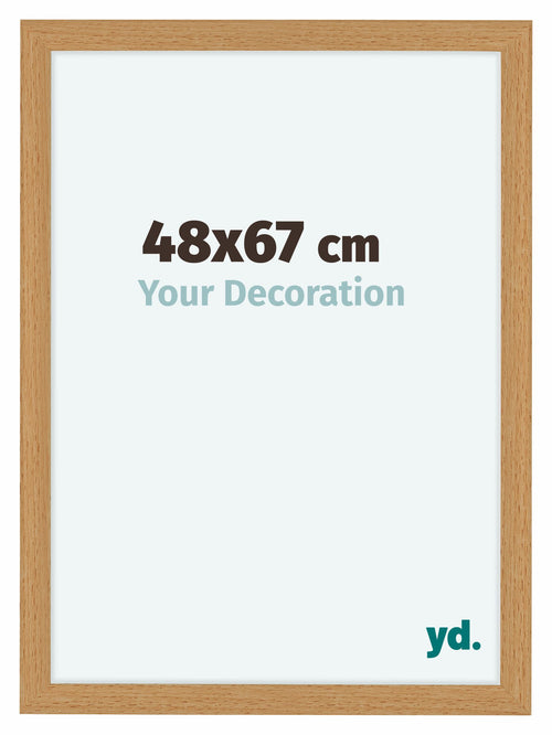 Como MDF Bilderrahmen 48x67cm Buche Vorne Messe | Yourdecoration.at