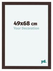 Como MDF Bilderrahmen 49x68cm Eiche Dunkel Vorne Messe | Yourdecoration.at