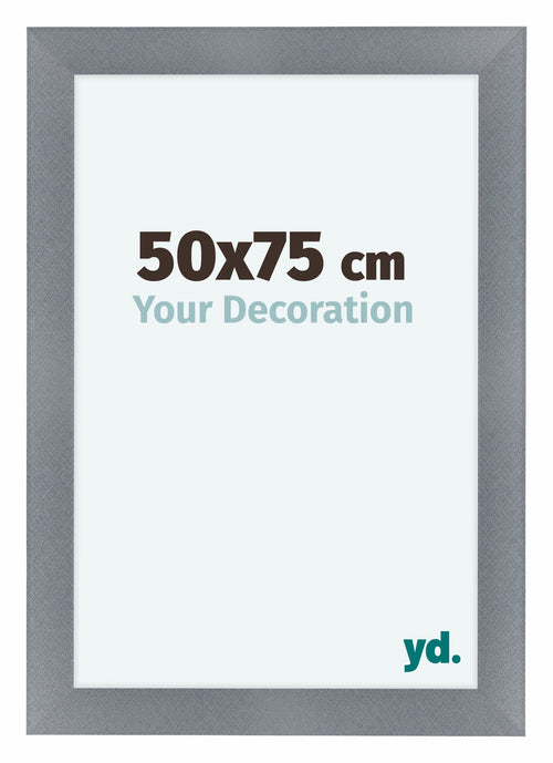 Como MDF Bilderrahmen 50x75cm Aluminium Gebeurstet Vorne Vorne | Yourdecoration.at