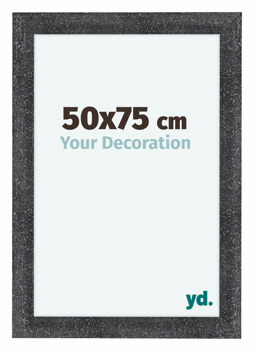 Como MDF Bilderrahmen 50x75cm Grau Gewischt Vorne Vorne | Yourdecoration.at