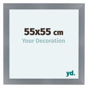 Como MDF Bilderrahmen 55x55cm Aluminium Geburstet Vorne Messe | Yourdecoration.at