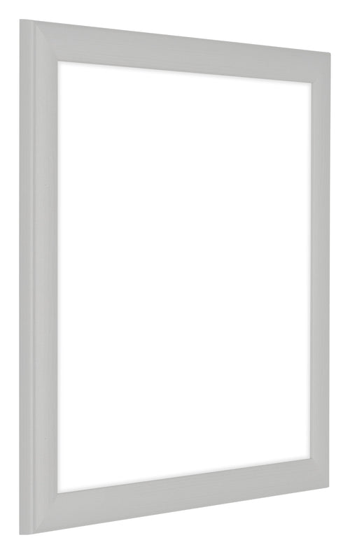 Como MDF Bilderrahmen 55x55cm Weiss Gemasert Vorne Schrag | Yourdecoration.at