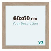 Como MDF Bilderrahmen 60x60cm Eiche Hell Vorne Messe | Yourdecoration.at