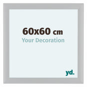 Como MDF Bilderrahmen 60x60cm Weiss Hochglanz Vorne Messe | Yourdecoration.at