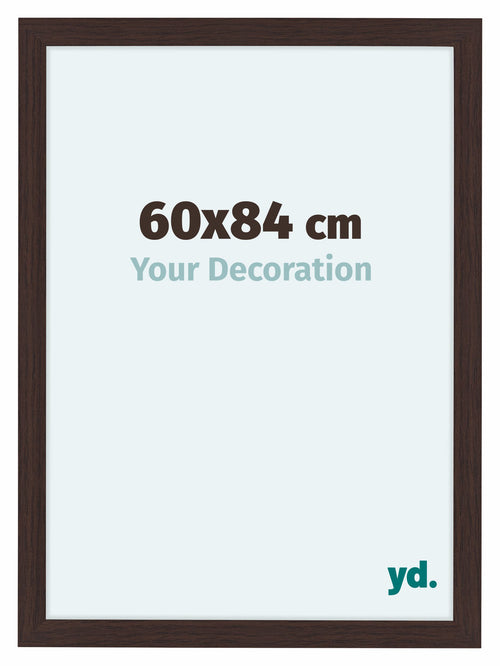 Como MDF Bilderrahmen 60x84cm Eiche Dunkel Vorne Messe | Yourdecoration.at