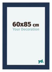 Como MDF Bilderrahmen 60x85cm Dunkelblau Gewischt Vorne Vorne | Yourdecoration.at