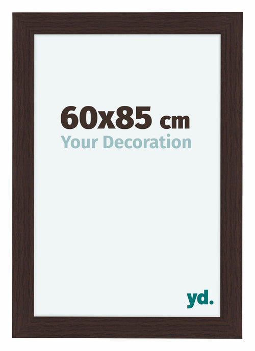 Como MDF Bilderrahmen 60x85cm Eiche Dunkel Vorne Vorne | Yourdecoration.at