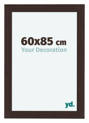 Como MDF Bilderrahmen 60x85cm Eiche Dunkel Vorne Vorne | Yourdecoration.at