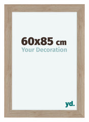 Como MDF Bilderrahmen 60x85cm Eiche Hell Vorne Vorne | Yourdecoration.at