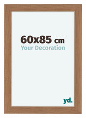 Como MDF Bilderrahmen 60x85cm Nussbaum Hell Vorne Vorne | Yourdecoration.at