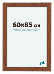 Como MDF Bilderrahmen 60x85cm Nussbaum Vorne Vorne | Yourdecoration.at
