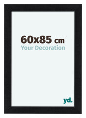 Como MDF Bilderrahmen 60x85cm Schwarz Matt Vorne Vorne | Yourdecoration.at