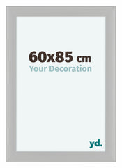 Como MDF Bilderrahmen 60x85cm Weiss Gemasert Vorne Vorne | Yourdecoration.at