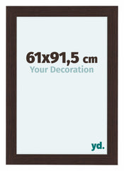 Como MDF Bilderrahmen 61x91 5cm Eiche Dunkel Vorne Messe | Yourdecoration.at