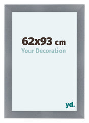 Como MDF Bilderrahmen 62x93cm Aluminium Geburstet Vorne Messe | Yourdecoration.at