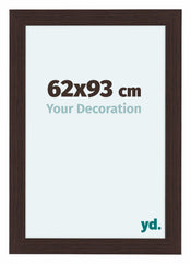 Como MDF Bilderrahmen 62x93cm Eiche Dunkel Vorne Messe | Yourdecoration.at