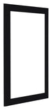 Como MDF Bilderrahmen 62x93cm Schwarz Hochglanz Vorne Schrag | Yourdecoration.at